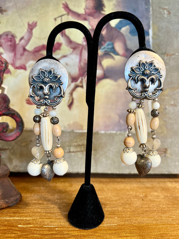 000BCJ Artisan Clip on Earrings