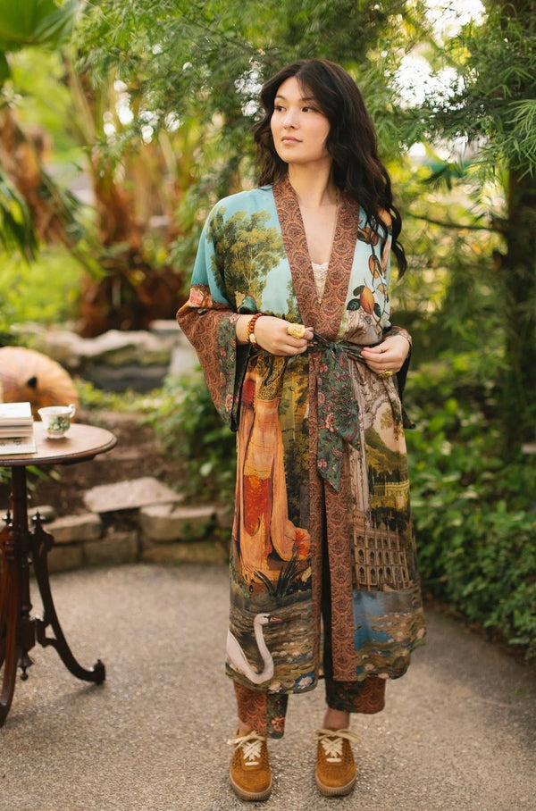 MOTS Opera Duster Kimono Robe-Secret Garden