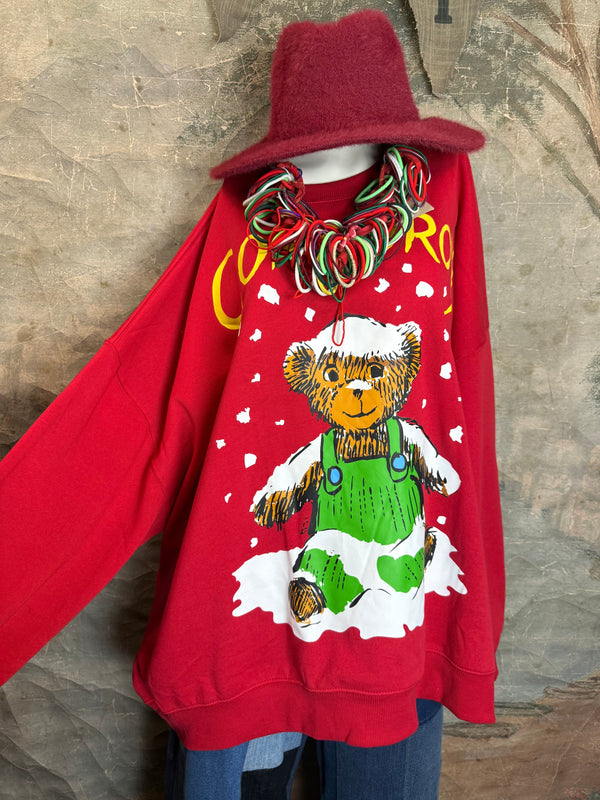 Corduroy Bear X-Mas Sweatshirt