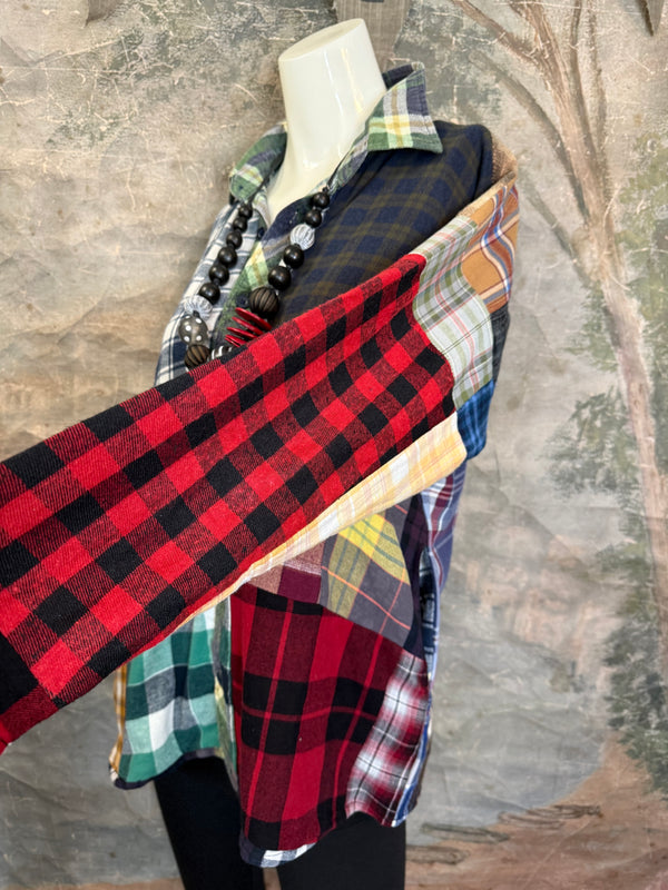 5620 Flannel PW BF Shirt- PW A