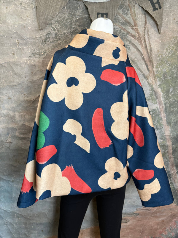 91813 Asym Floral Cropped JTK-TEAL