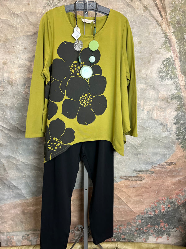 PT1549 Floral Tee Pullover