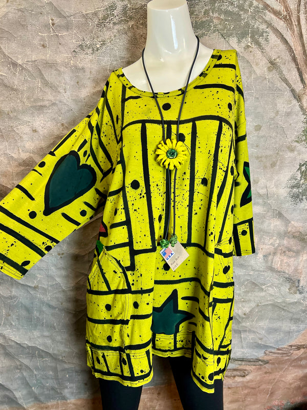 1806K The Lola Pop Art Top