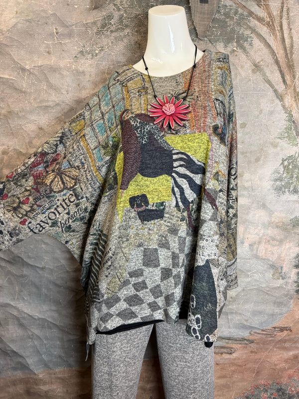 T805CN Crew Neck Top-Miss.Camille