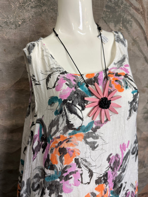MP-MD1041 Dress W/Ruffle-OFFWHITE7