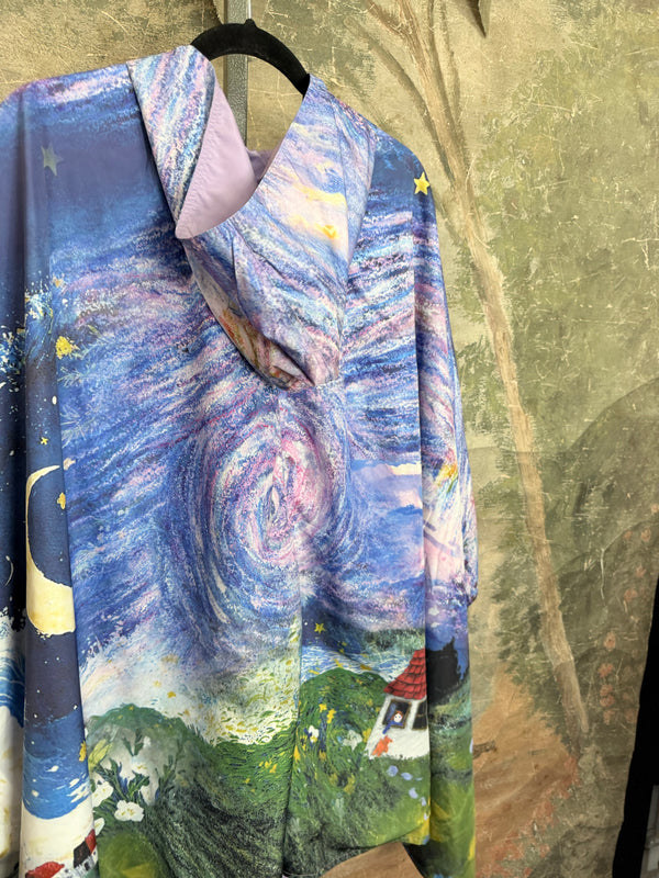 Inoah's Artful 2 Look Raincape-Cats Dream