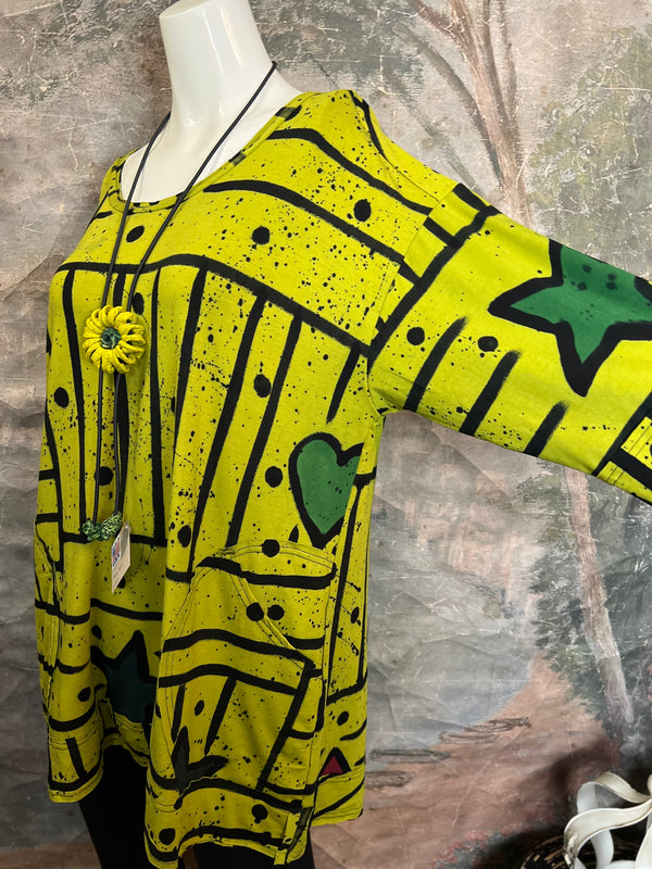 1806K The Lola Pop Art Top