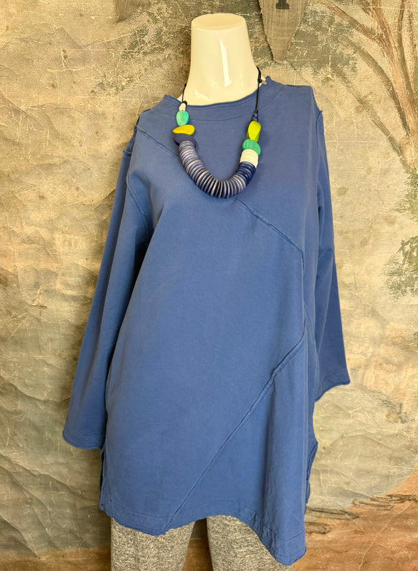 A2996202 L/Slv FE Top-Dark Blue