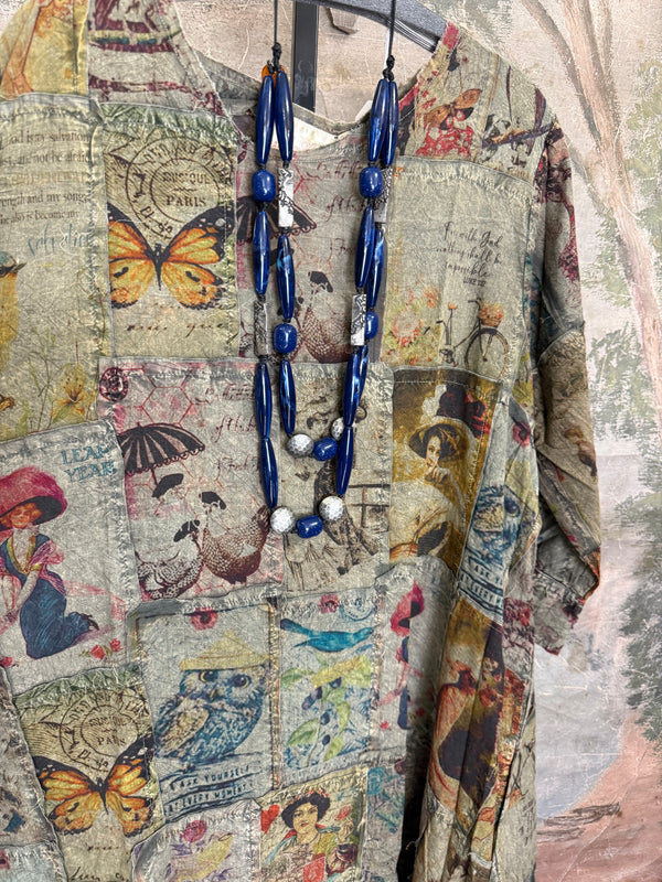 PL-312D Patchwork Art Dress