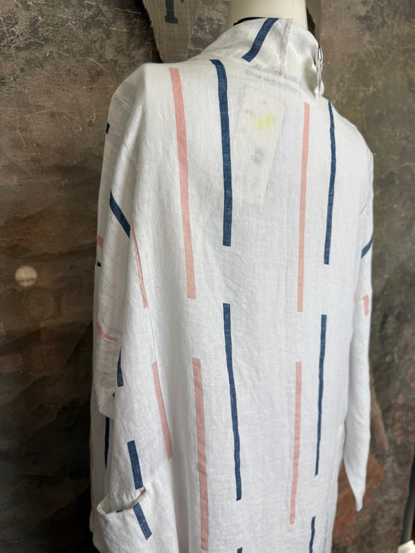91511-S Stripe Throw Duster