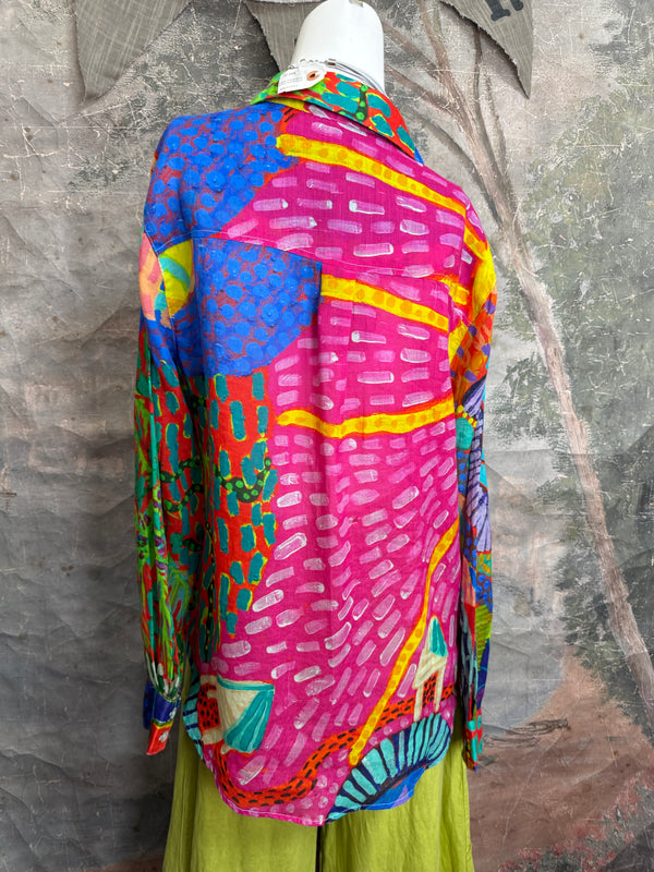 CP-92527 Abstract Blouse