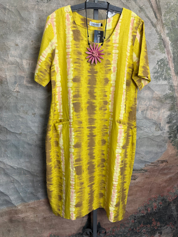 90847T-62 San Fran Dress-Mustard