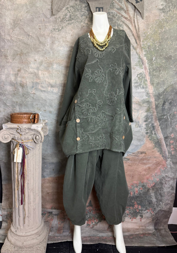 92028-62 Corduroy FW Pant-Olive