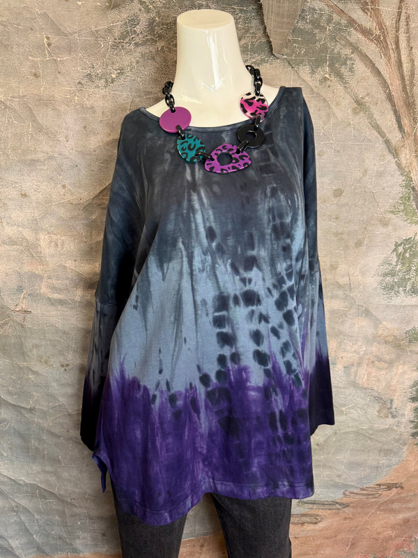 DD1803C Bestee L/Slv Top-Violet