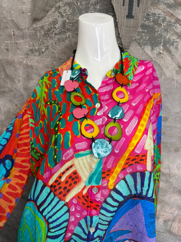 CP-92527 Abstract Blouse
