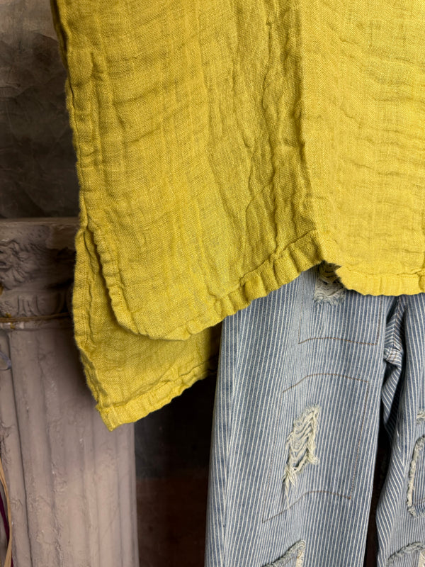 PW8815 We The Free Pucker Tunic-Lime