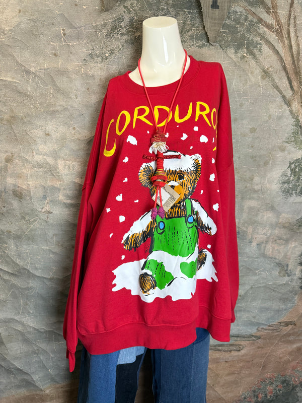 Corduroy Bear X-Mas Sweatshirt