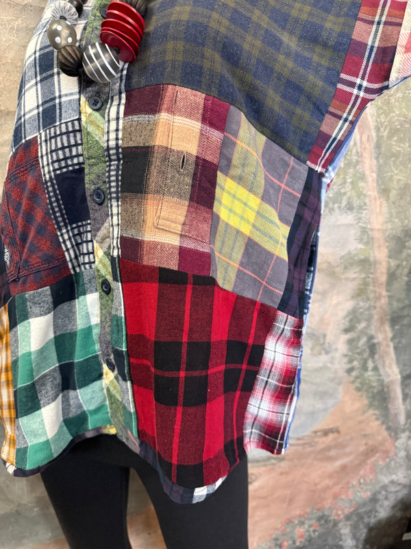 5620 Flannel PW BF Shirt- PW A