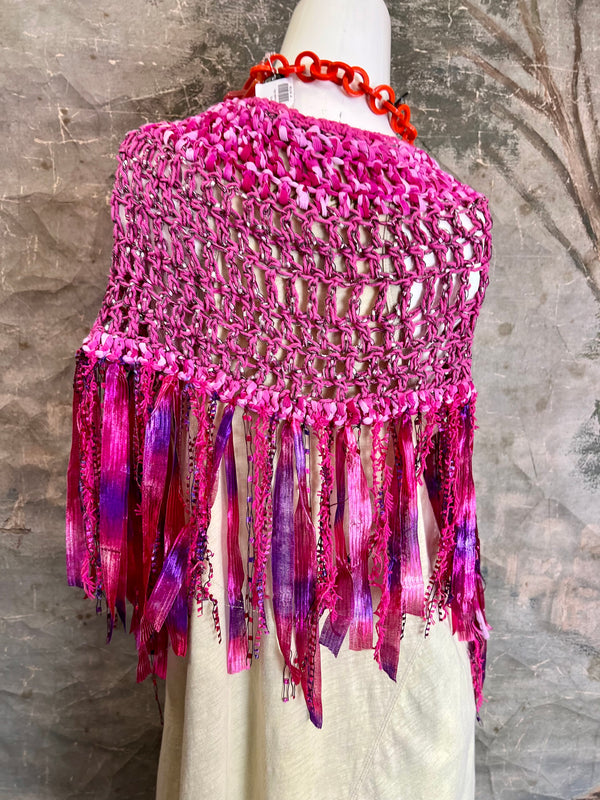 0000A Cathi's Artisan Dusters-Pink/Purple Trim
