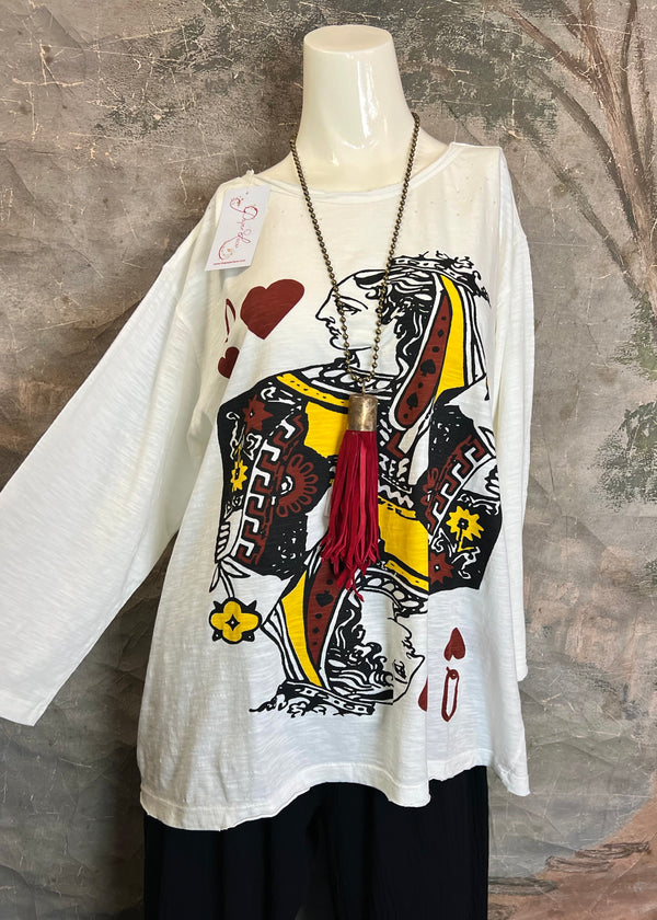 PL-305 The Queen of Hearts Tee