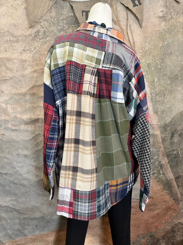 5620 Flannel PW BF Shirt- PW D