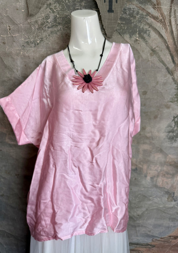 BBZ-312 Ragle Italy Top-Blush Pink