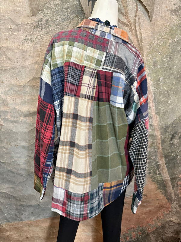 5620 Flannel PW BF Shirt- PW D