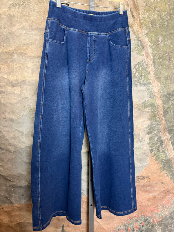 30139N21 Wide Leg Pant-Bluebird