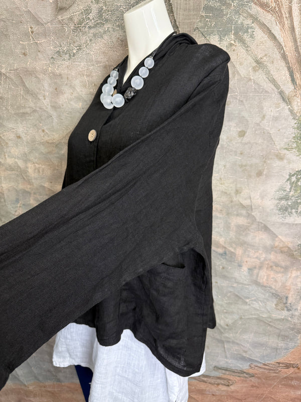 92112-62 Hoodie Jacket-Black