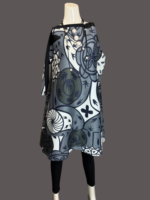 87585 Kinetics Artistry Dress-Black/Grey