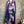Load image into Gallery viewer, 7063V Block Dyed Justly Top-Violet MIX
