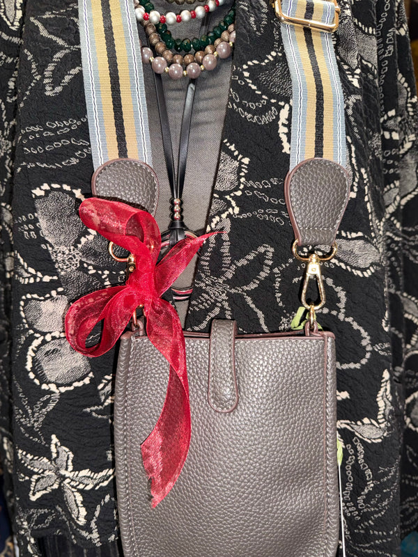 0003A Pebbled Vegan MINI Leather Crossbody Bag-Mocha