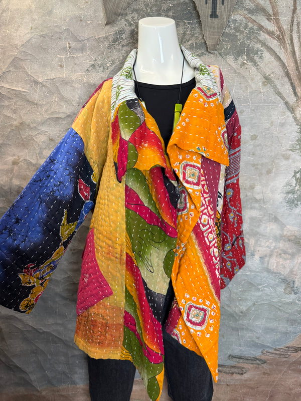 SS6148 Funky Kantha Jacket-Marley A