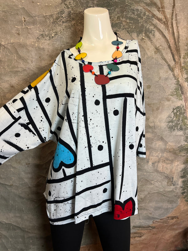 1803K The Bestee Pop Art Top