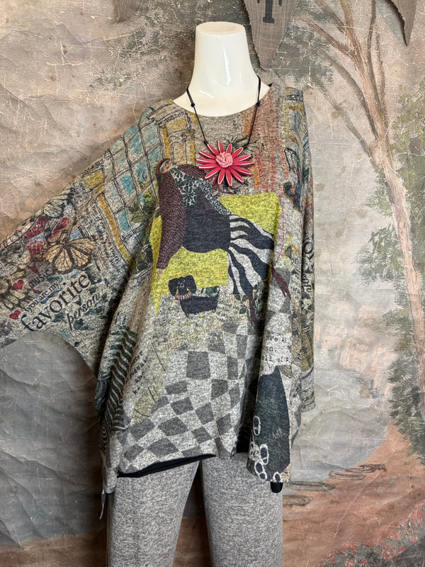 T805CN Crew Neck Top-Miss.Camille