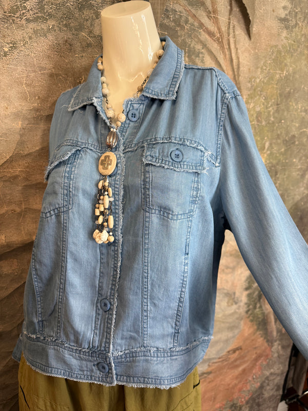 LIN7403 LULA B TRAVEL JKT-Denim
