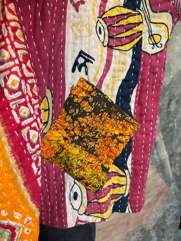 SS6148 Funky Kantha Jacket-Marley A