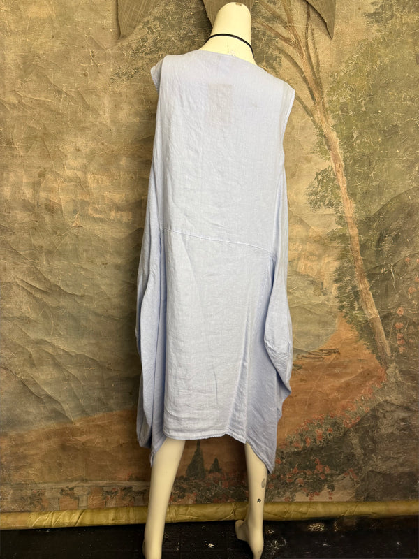 MP-HLD1066 Lagenlook Dress-Kentucky Blue