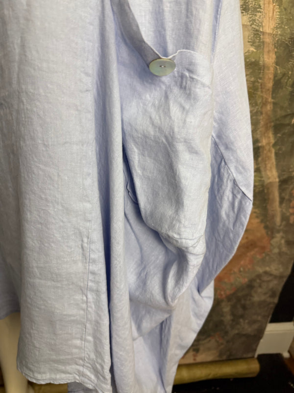 MP-HLD1066 Lagenlook Dress-Kentucky Blue