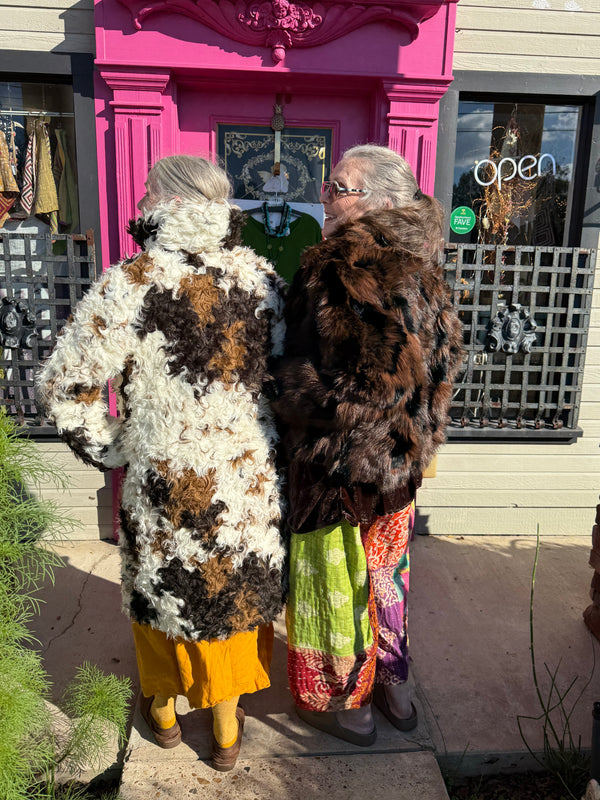 5764 Faux Fur Mink Short Coat