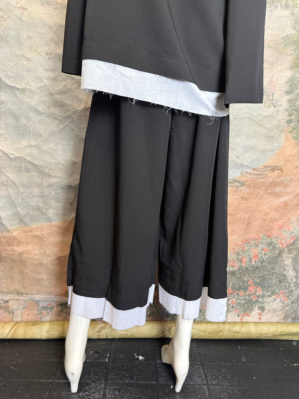 69582 Wide Leg Pants w/Trim