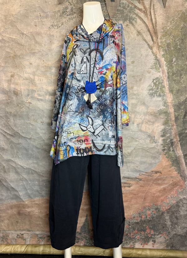 C1149202 Cargo Pocket Pant-Black