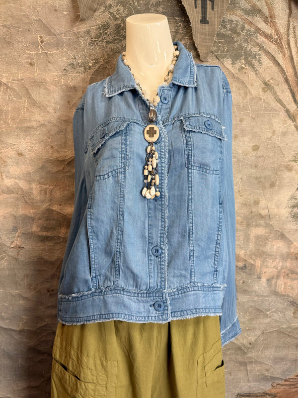 LIN7403 LULA B TRAVEL JKT-Denim