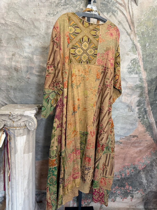 PL-815D Patchwork Tee Dress