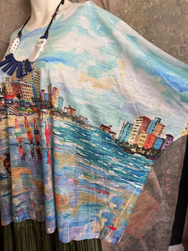 T722BO Burnout One Size Top-Beach Trip 30A