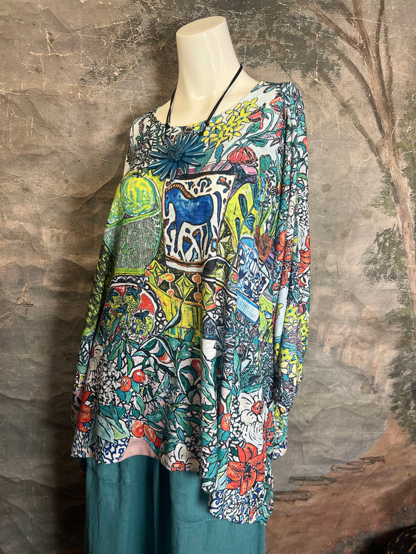 T1369K White Knit Whimsy Top-Spring Has Sprung