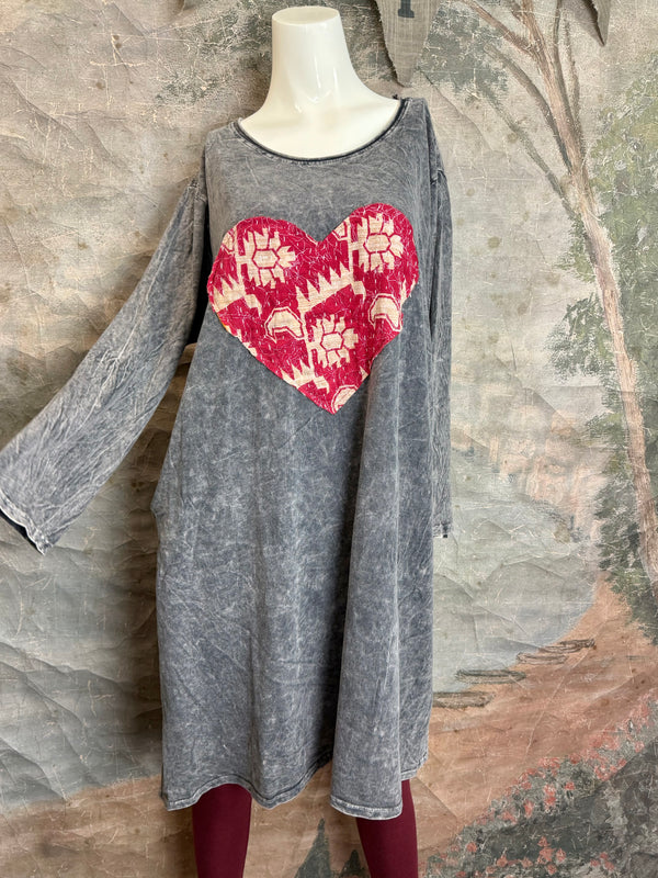 Romance Story T-Shirt Dress-#1