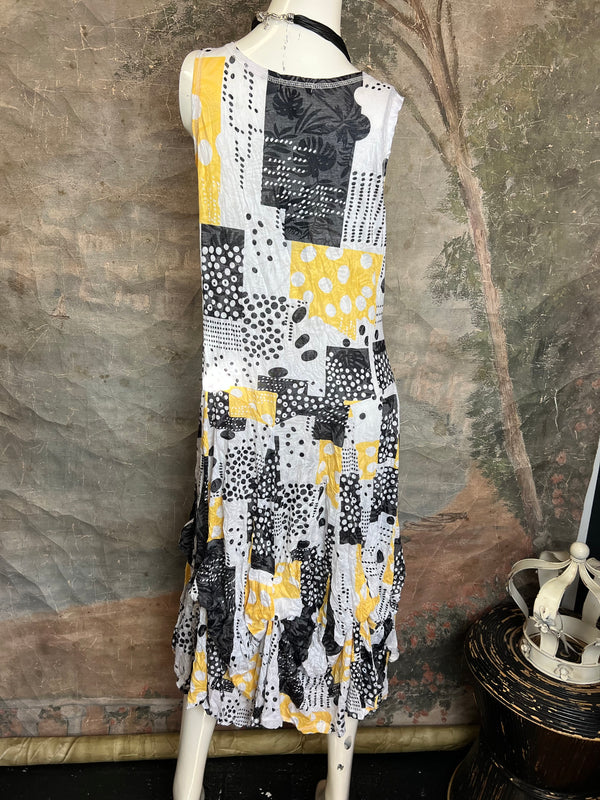25006 Crinkle Tank Bubble Dress