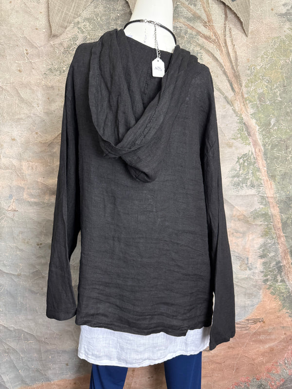 92112-62 Hoodie Jacket-Black