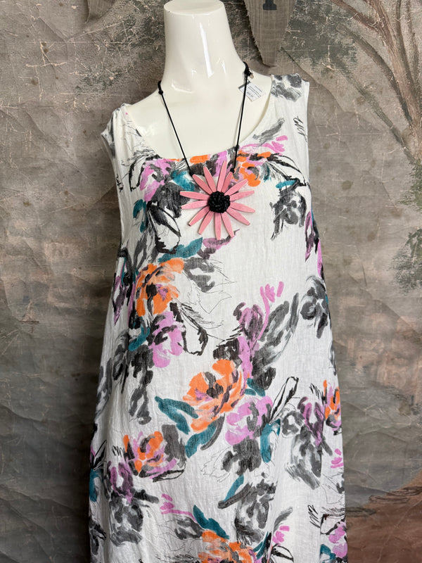 MP-MD1041 Dress W/Ruffle-OFFWHITE7